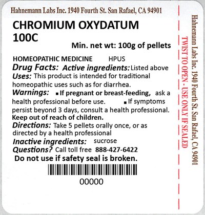 Chromium Oxydatum 100C 100g - Chromium Oxydatum 100C 100g